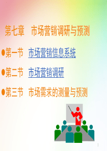 第七章市场营销调研与预测