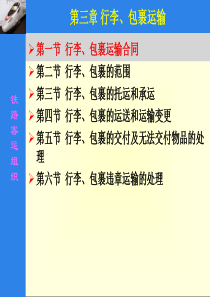 第三章 行李、包裹运输