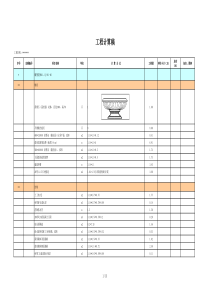 工程量计算稿模板(很实用)