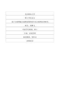 基于互联网能力成熟度模型的中美互联网治理研究
