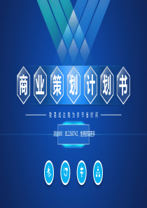 商业计划书PPT模板