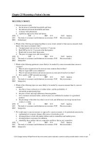 北大出版社-曼昆-宏观经济学-第六版-最新全英题库-有答案-23章