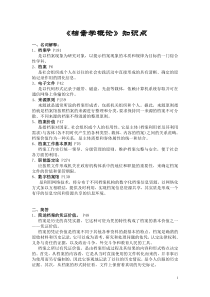 《档案学概论》知识点