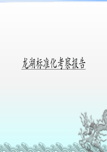 龙湖地产标准化考察报告 住宅小区