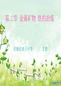 第二节金属矿物铁的冶炼