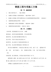 钢筋工程专项施工方案修改完的