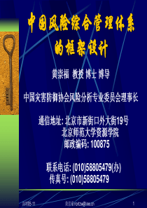 中国风险综合管理体系的框架设计-PowerPointP