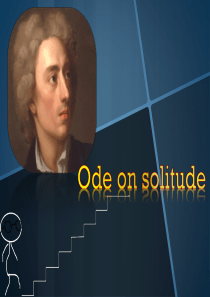 英美文学赏析-ode-on-solitude