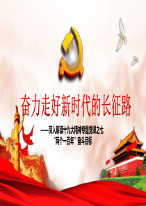 十九大精神讲稿“两个一百年”-奋斗目标