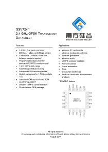ssv7241_datasheet_2.4G