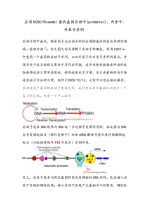 应用UCSCEnsembl查找基因启动子(promoter)内含子外显子序列
