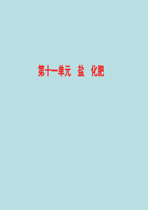 化学中考一轮复习盐化肥张PPT课件