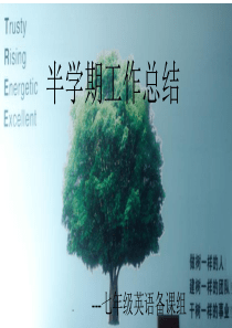 英语备课组总结PPT