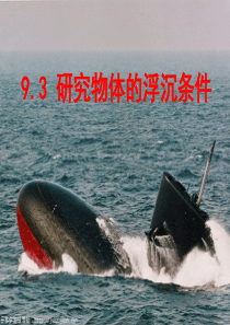 初中物理《研究物体的浮沉条件》(共41张)ppt3