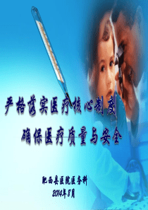 医疗核心制度专项培训课件(1)