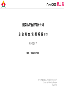 品正CIS项目建议书