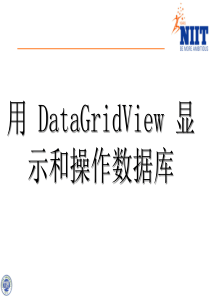 用_DataGridView_显示和操作数据库