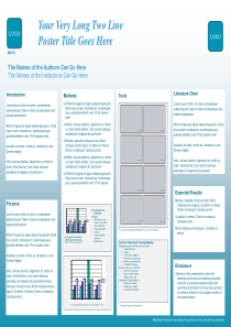 学术海报模板3浅蓝色