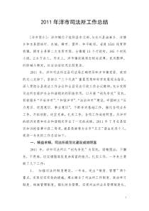 洋市司法所工作总结