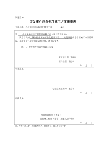 装修工程施工现场安全事故应急预案