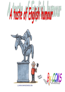 a-taste-of-English-humour课件