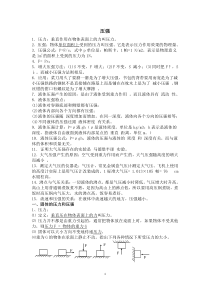 压强、浮力知识点归纳