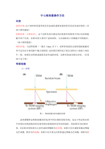 中心暗场像操作方法1