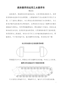 流体悬浮的运用之水悬浮车