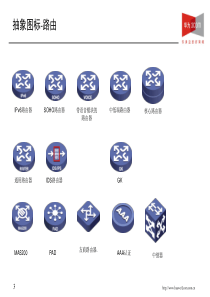 服务器、存储、网络及安全设备-visio图标系列