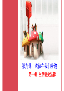 9.1生活需要法律PPT
