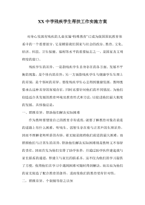 残疾学生帮扶工作实施方案