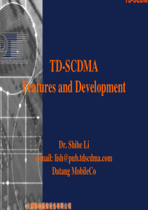 TD-SCDMA系统工作原理及发展