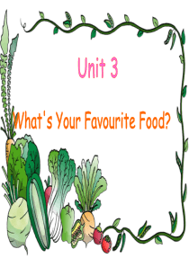 Unit3 What is your favorite food