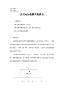 直流电法勘探实验报告--张新宇