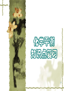 化学平衡知识点复习ppt课件