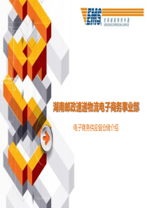 湖南邮政速递物流电子商务供应链智能仓储介绍(9.26)