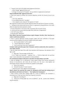 研一翻译与写作课程部分习题