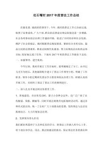 XX村普法工作总结