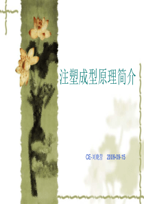 注塑成型原理简介