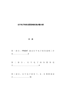 XX电子商务发展战略实施步骤大纲