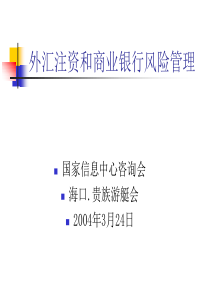 外汇注资和商业银行风险管理(1)