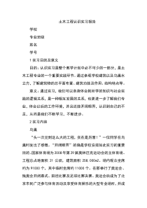 土木实习报告---鸟巢、水立方