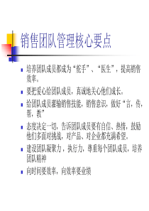 ★中资源销售团队管理核心要点