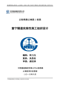 富宁隧道实施性施组(XXXX102风险识别-郝应林)