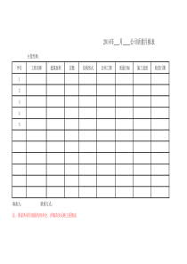 公司质量月报表最新版