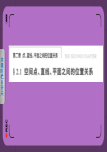 第二章-点、直线、平面之间的位置关系---教学课件--·PPT-(·全)·