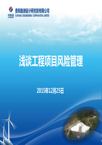 工程项目风险管理-汇报材料