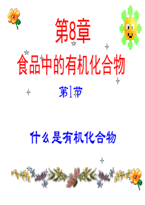 化学九年级沪教版-第一节-什么是有机化合物-(共37张PPT)
