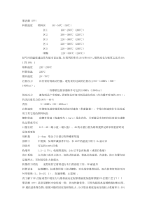 PP注塑工艺