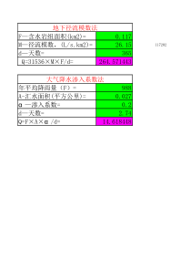 隧道涌水量计算公式